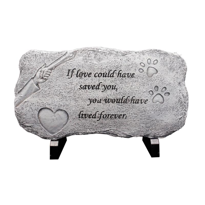Personalized Print Dog Cat Memorial Stone, Resin Tombstone For Garden Backyard, Grave Markers Decorations
Personalized Print Dog Cat Memorial Stone, Resin Tombstone For Garden Backyard, Grave Markers Decorations