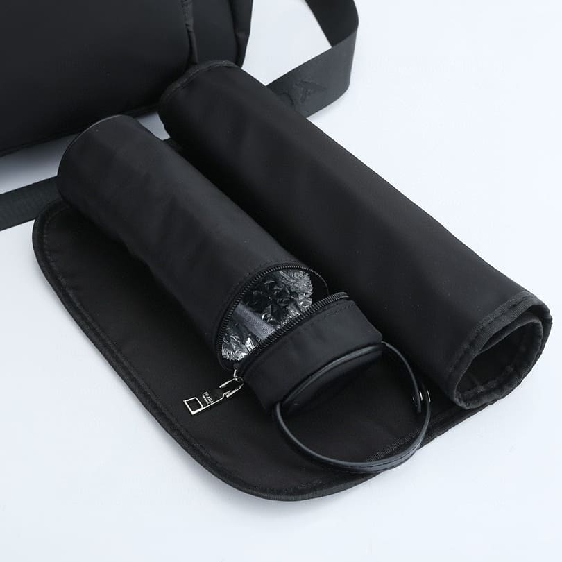 Diaper Bags Baby mummy bags diaper pad water bottle cooler bag three-piece alphabet zipper travel bag Between black and brown H250218