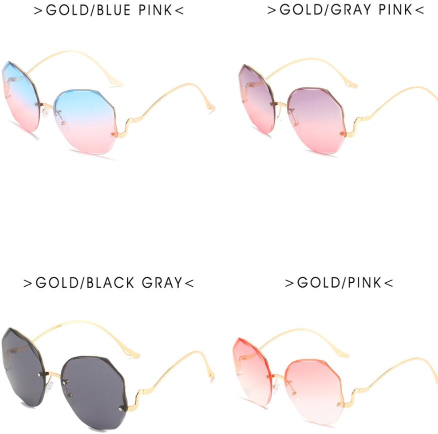 Fashion Ladies Luxury Brand Design Retro Polygon Leisure Sport Frameles Sunglasse Summer Candy Color Outdoor Polarized Gradient Sunscreen Sunshade Beach Glasses
Fashion Ladies Luxury Brand Design Retro Polygon Leisure Sport Frameles Sunglasse Summer Candy Color Outdoor Polarized Gradient Sunscreen Sunshade Beach Glasses