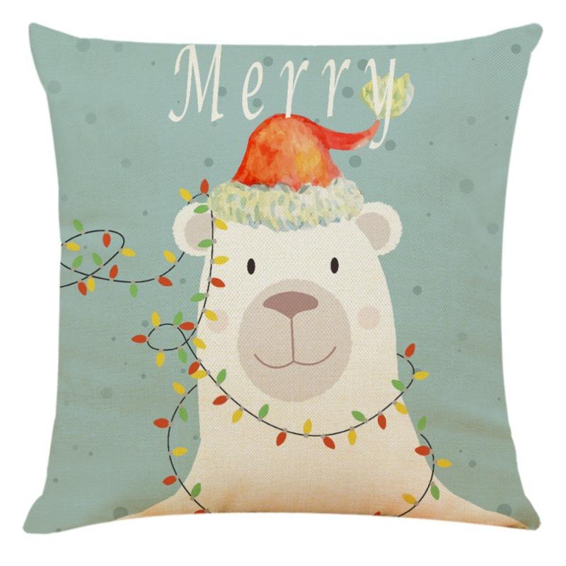 Pillowcases 45x45cm Merry Christmas Cushion Cover Cotton Linen Santa Claus Elk Throw Pillow Case Covers Xmas Decorative Cushion/Decorative
Pillowcases 45x45cm Merry Christmas Cushion Cover Cotton Linen Santa Claus Elk Throw Pillow Case Covers Xmas Decorative Cushion/Decorative