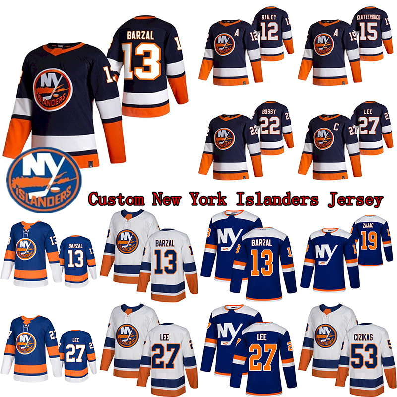 NY Islanders Jersey 13 Mathew Barzal 27 Anders Lee 53 Casey Cizikas 19 Travis Zajac 18 Anthony Beauvillier, Blue
NY Islanders Jersey 13 Mathew Barzal 27 Anders Lee 53 Casey Cizikas 19 Travis Zajac 18 Anthony Beauvillier, Blue