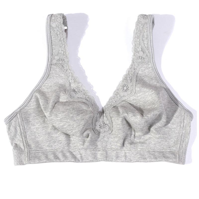 Gym Clothing Bra Middle-Aged And Elderly Without Steel Ring Lace Cotton Sports, Gray
Gym Clothing Bra Middle-Aged And Elderly Without Steel Ring Lace Cotton Sports, Gray