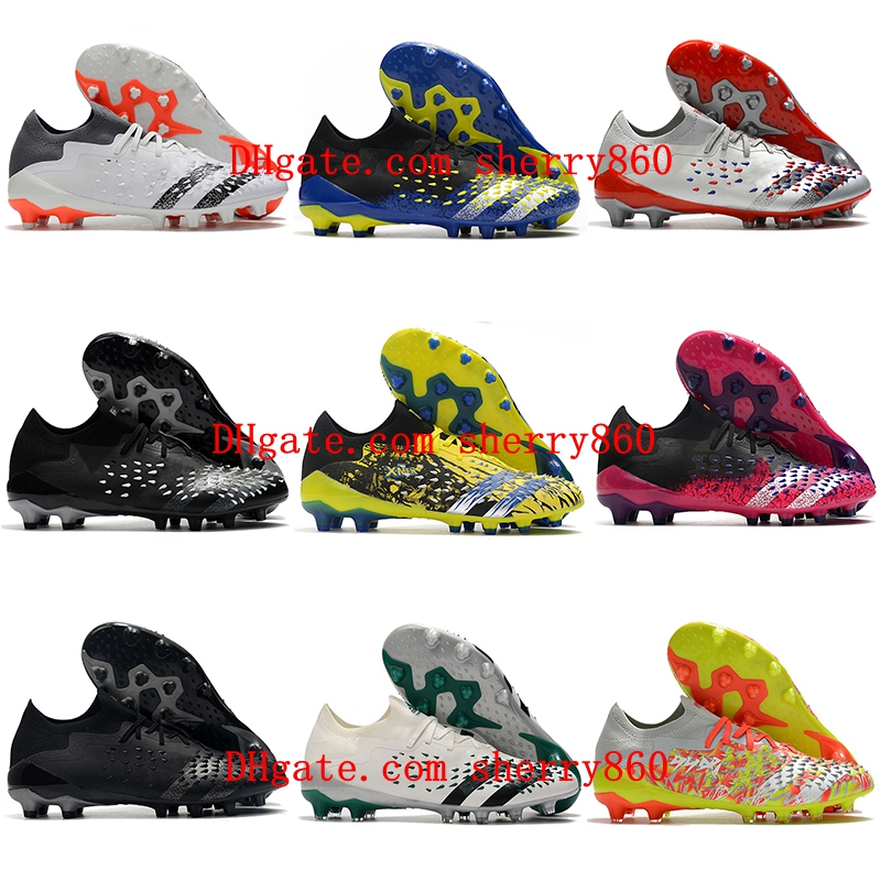 2021 soccer shoes mens PREDATOR FREAK .1 LOW AG cleats football boots Black Pink Green White Silver Footwear botas de futbol, As picture 1
2021 soccer shoes mens PREDATOR FREAK .1 LOW AG cleats football boots Black Pink Green White Silver Footwear botas de futbol, As picture 1