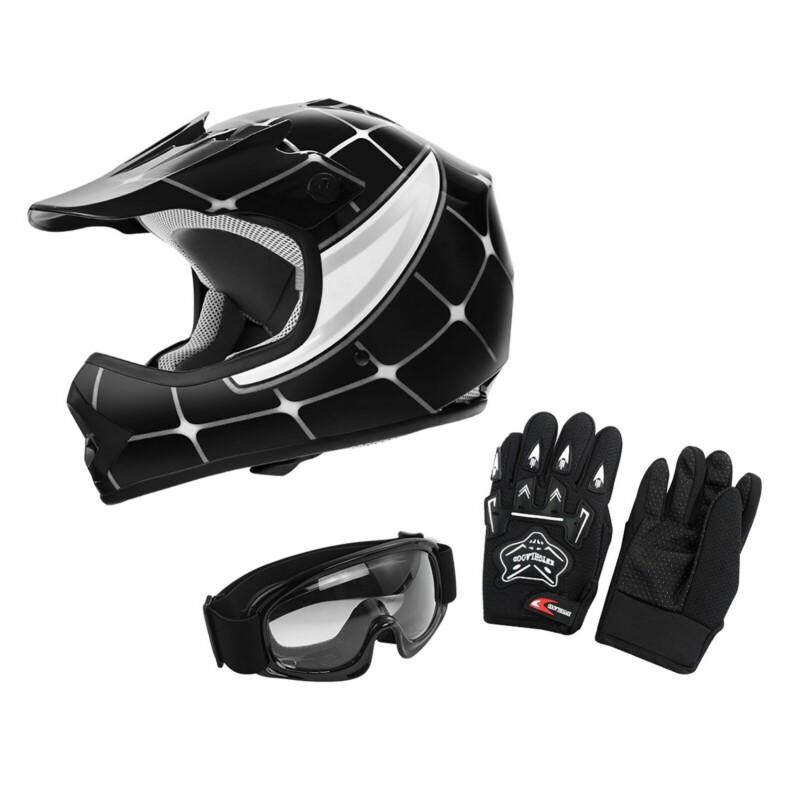Motorcycle Helmets DOT Youth Kids Helmet Black Net Motocross Off-Road Goggles Gloves Gifts Cycling Casco Moto Sports Safety
Motorcycle Helmets DOT Youth Kids Helmet Black Net Motocross Off-Road Goggles Gloves Gifts Cycling Casco Moto Sports Safety