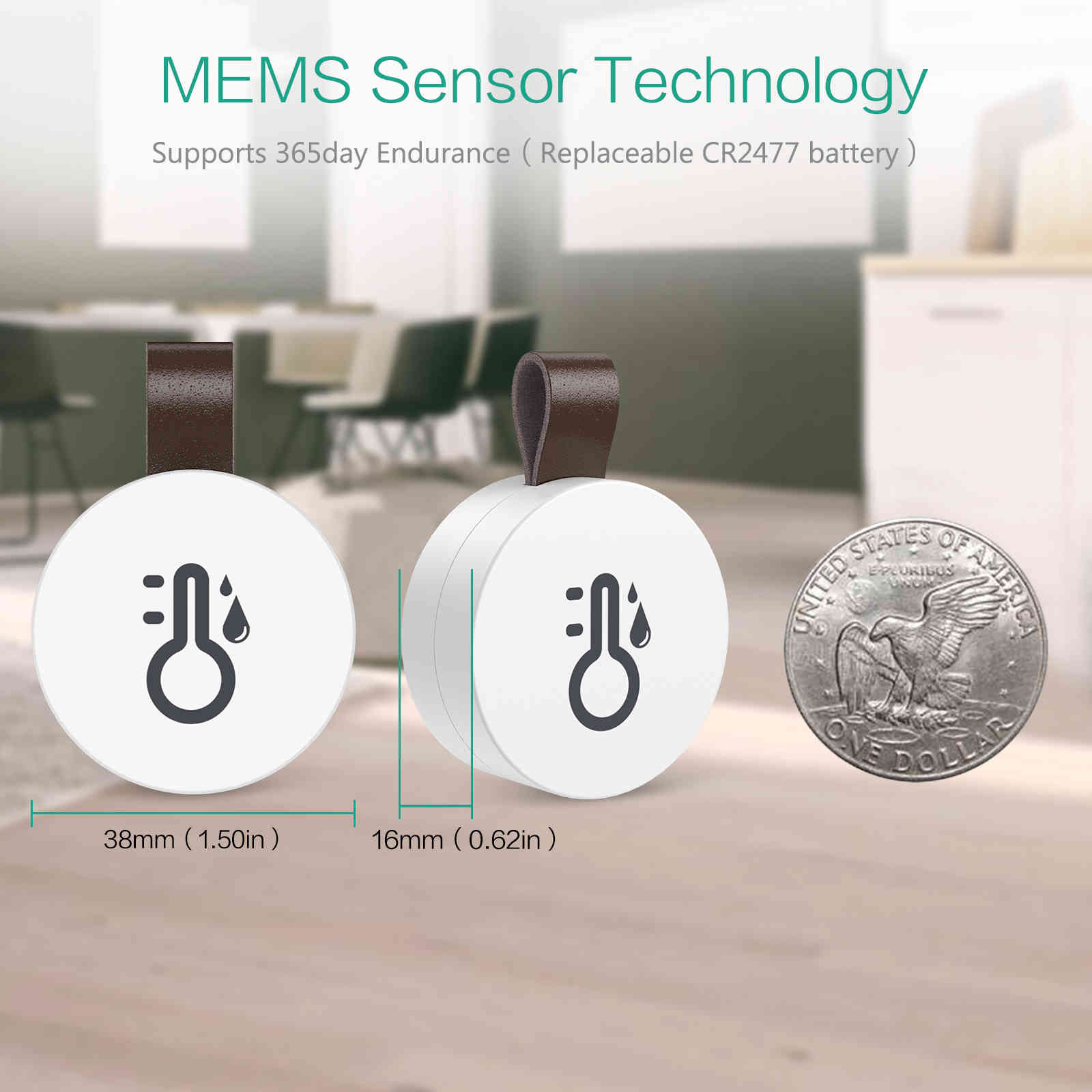 Oria hygrometer wireless bluetooth thermometer outdoors smart house temperature and humidity sensor