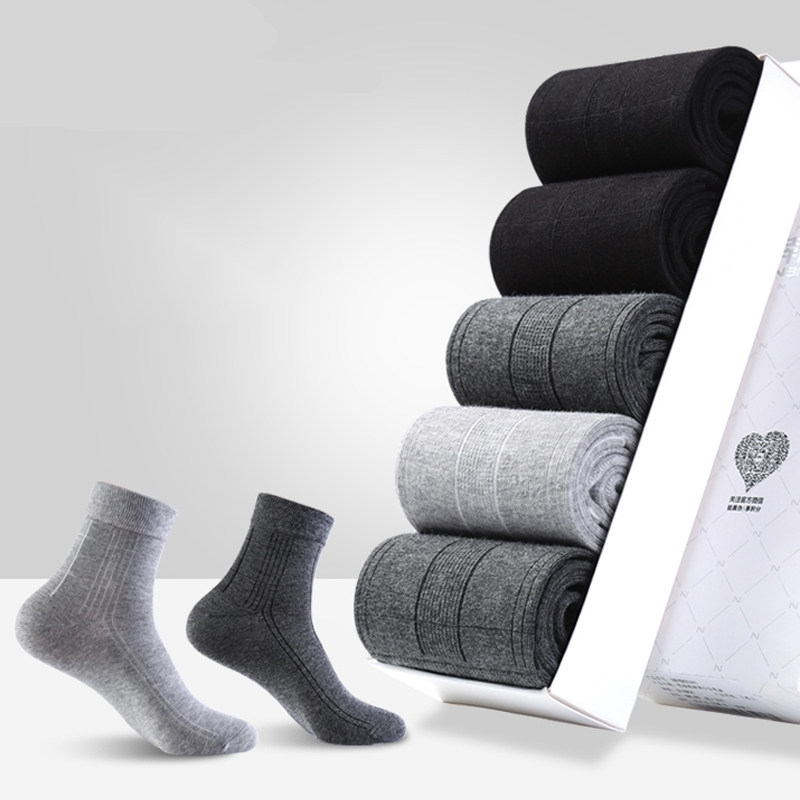 Men 'S Socks 100 %Cotton 5 Pairs /Lot Solid Black Grey Socks Business In Tube Socks Men Breathable Healthy Men Sock Wholesale
Men 'S Socks 100 %Cotton 5 Pairs /Lot Solid Black Grey Socks Business In Tube Socks Men Breathable Healthy Men Sock Wholesale