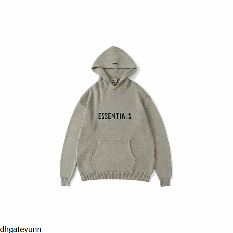 21fw Essentials Seventh Collection Knitting Hoodies Quality Men Women Hiphop Streetwear Sweatshirt Thick Cotton Knit Hoodie 2QTQ1, Black
21fw Essentials Seventh Collection Knitting Hoodies Quality Men Women Hiphop Streetwear Sweatshirt Thick Cotton Knit Hoodie 2QTQ1, Black