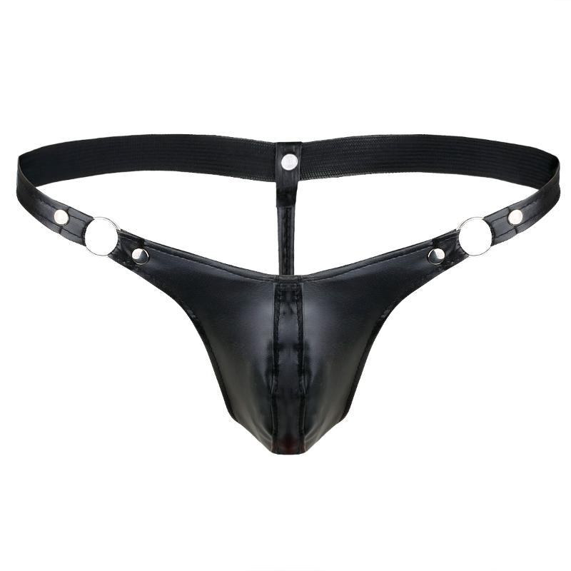 Men's G-Strings Men Sexy Bikini Thong Black Leather Underwear Bulge Pouch G String Jockstrap Briefs Lingerie Gay Sissy Erotic Panties
Men's G-Strings Men Sexy Bikini Thong Black Leather Underwear Bulge Pouch G String Jockstrap Briefs Lingerie Gay Sissy Erotic Panties