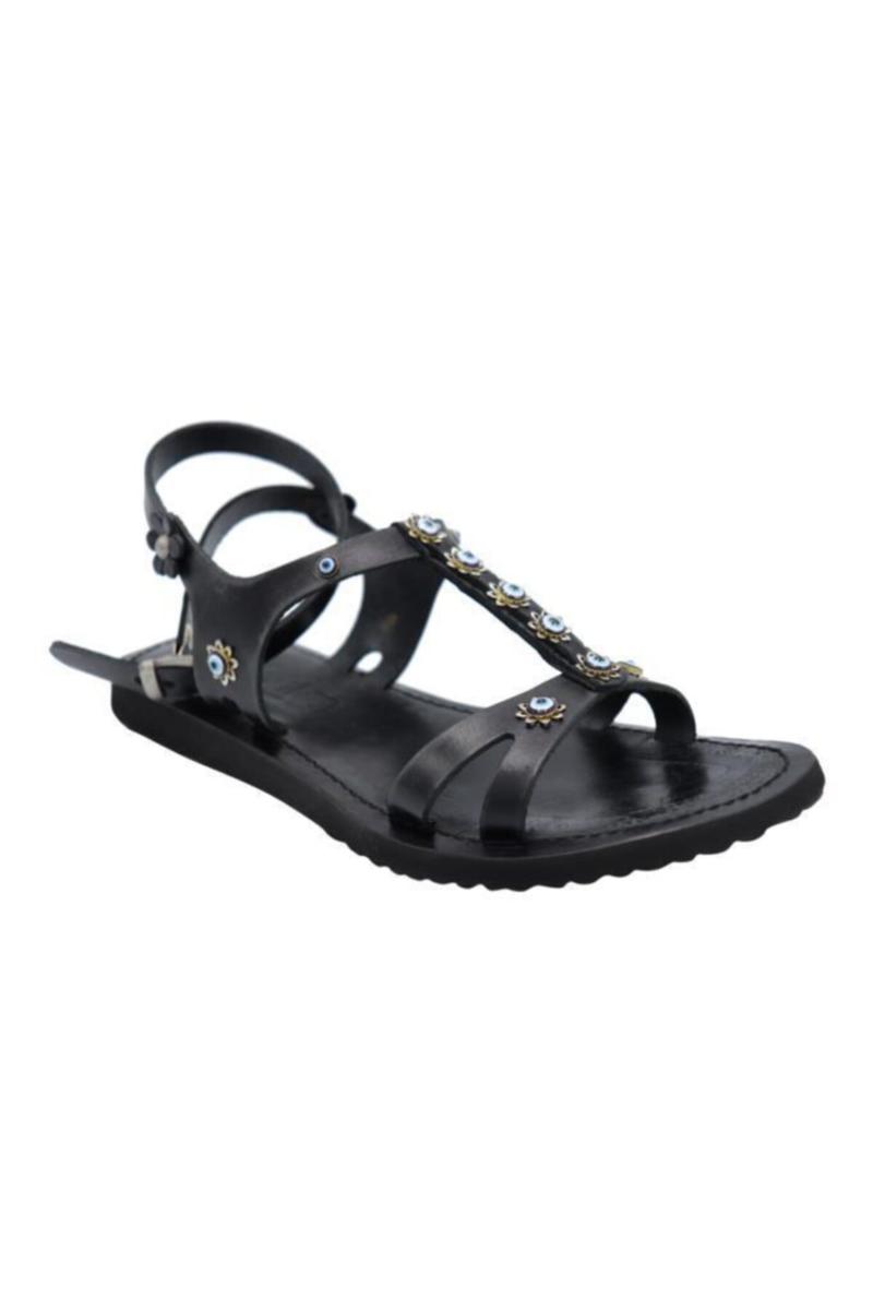 Sandals 460125 Black Women Genuine Leather Basement, As pic