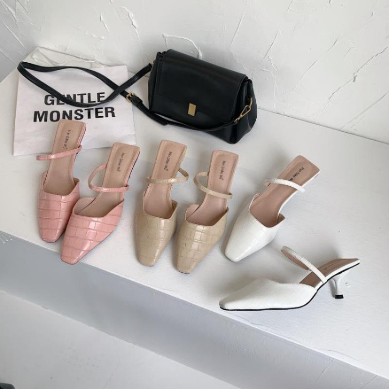 Square Toe Mules Shoes Women Summer Slippers Thin Heels Casual 2021 Lady Slided Closed Pu, Black
Square Toe Mules Shoes Women Summer Slippers Thin Heels Casual 2021 Lady Slided Closed Pu, Black