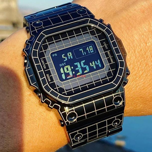 2021 New casual GMW-B5000 casual quartz men's watch digital LED waterproof watch grid black square waterproof and shockproof12, Slivery;brown
2021 New casual GMW-B5000 casual quartz men's watch digital LED waterproof watch grid black square waterproof and shockproof12, Slivery;brown