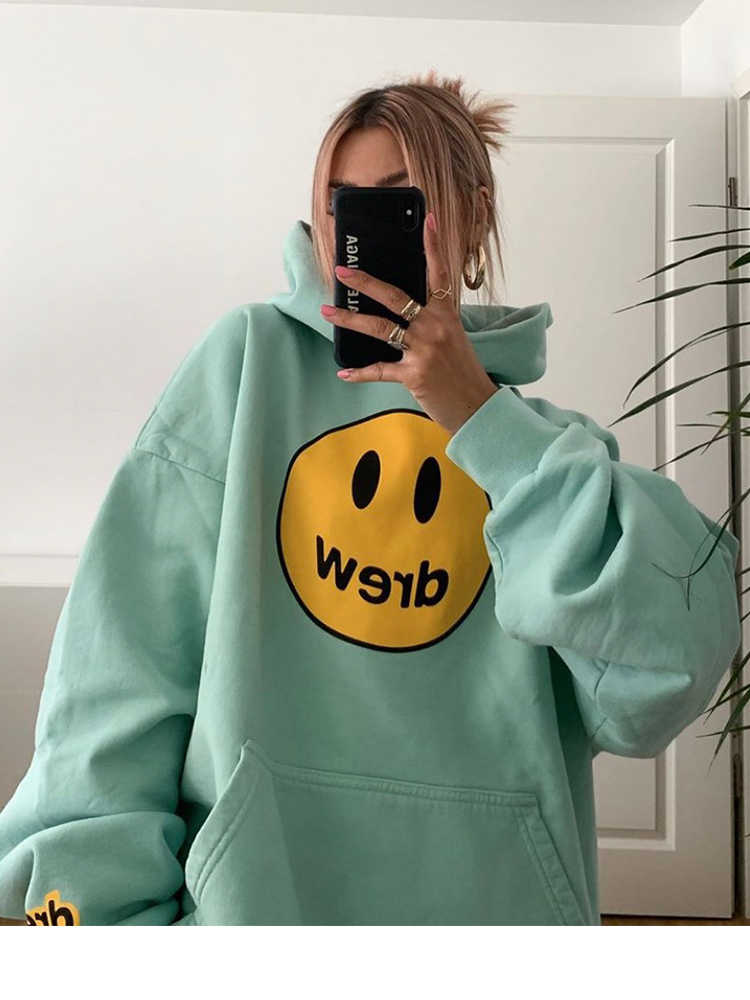 Bieber Drew smile face mint green sweater red ins net same fashion high street fashion brand loose couple Hoodie, White;black
Bieber Drew smile face mint green sweater red ins net same fashion high street fashion brand loose couple Hoodie, White;black