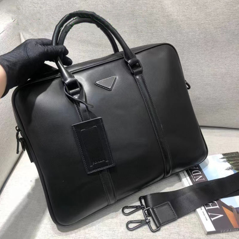 designer Men Shoulder Briefcase Black Leather Designer Handbag Business Laptop Bag Messenger Bags With Nameplates Totes Men&#039;s Luggage от DHgate WW