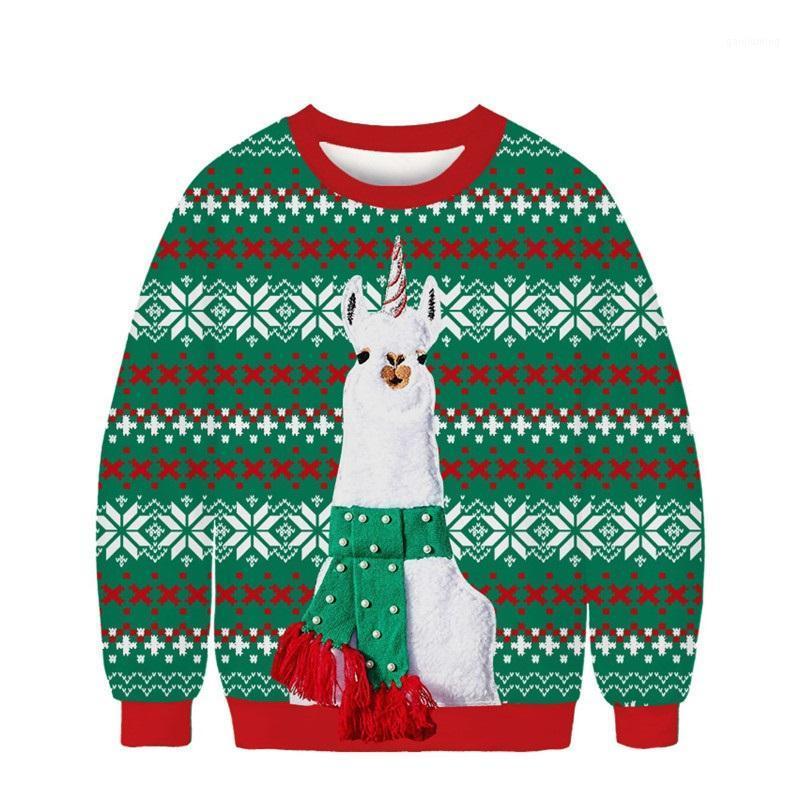 Men's Sweaters Men Women Ugly Christmas Sweater Cute Alpaca Xmas Party Sweatshirt 3D Funny Printed Autumn Winter Jumpers, Yw1132
Men's Sweaters Men Women Ugly Christmas Sweater Cute Alpaca Xmas Party Sweatshirt 3D Funny Printed Autumn Winter Jumpers, Yw1132