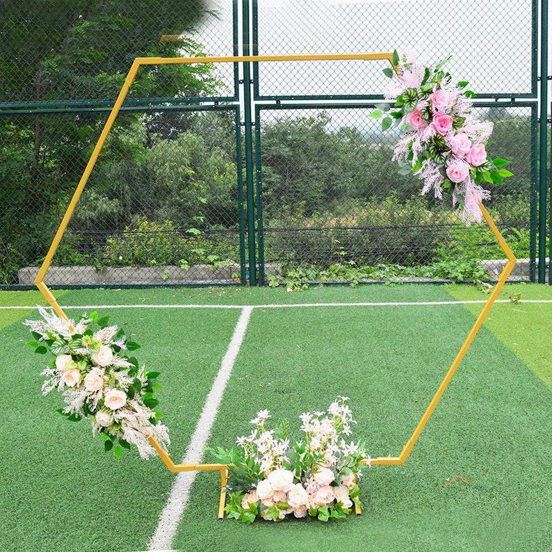 Party Decoration Golden Iron Ring Balloon Arch Kit Hexagonal Wedding Birthday Bow Lawn Flower Stand
Party Decoration Golden Iron Ring Balloon Arch Kit Hexagonal Wedding Birthday Bow Lawn Flower Stand