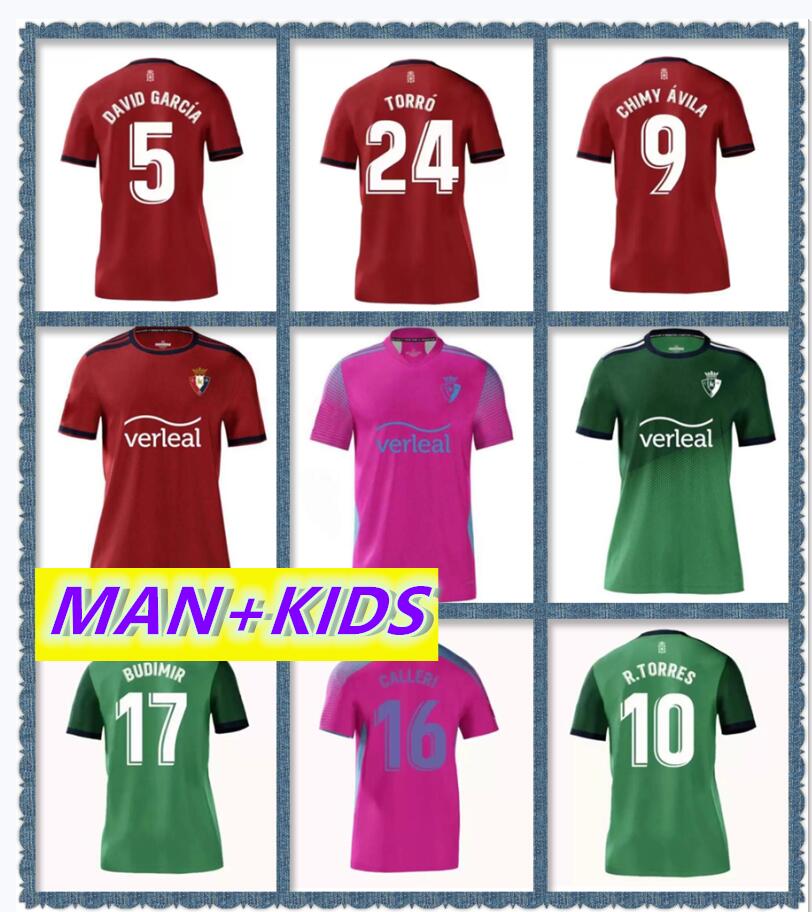 Osasuna CHIMY AVILA soccer Jerseys 2021 22 BUDIMIR RUBEN GARCIA R.TORRES football shirts MANU SANCHEZ CALLERI TORRO men youth kids jersey kit Camiseta de Futbol 21 22
Osasuna CHIMY AVILA soccer Jerseys 2021 22 BUDIMIR RUBEN GARCIA R.TORRES football shirts MANU SANCHEZ CALLERI TORRO men youth kids jersey kit Camiseta de Futbol 21 22