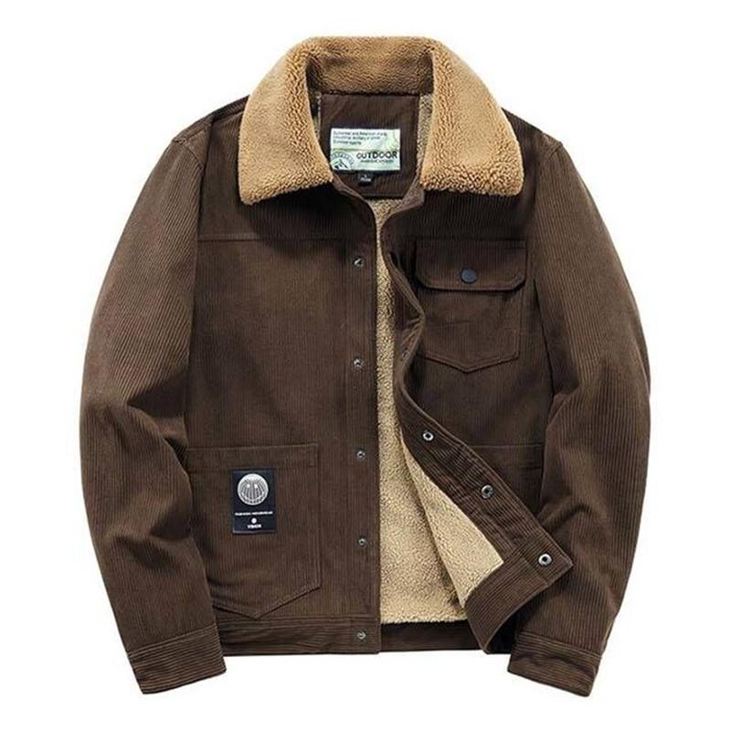 Men's Jackets Man Winter Warm And Coats Fleece Lined Thick Thermal Corduroy Parkas Outerwear Casual Cargo Tops Big Size 5XL, Black;brown
Men's Jackets Man Winter Warm And Coats Fleece Lined Thick Thermal Corduroy Parkas Outerwear Casual Cargo Tops Big Size 5XL, Black;brown