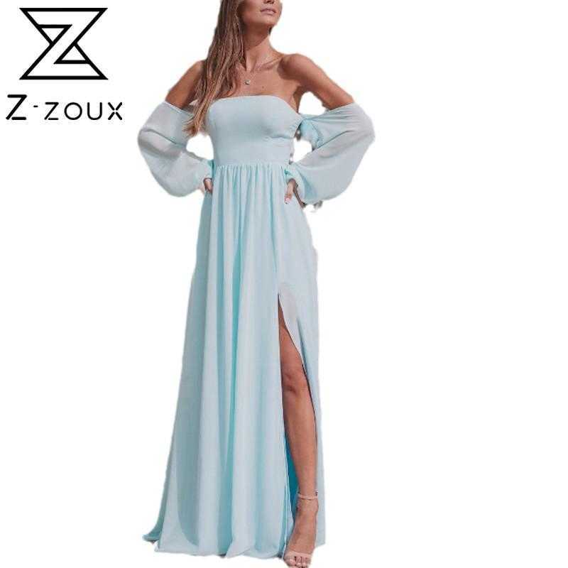 Women Dress Lantern Sleeve Slash Neck Off Shoulder Sexy Woman Plus Size Vintage Long Summer 210524, Blue
Women Dress Lantern Sleeve Slash Neck Off Shoulder Sexy Woman Plus Size Vintage Long Summer 210524, Blue