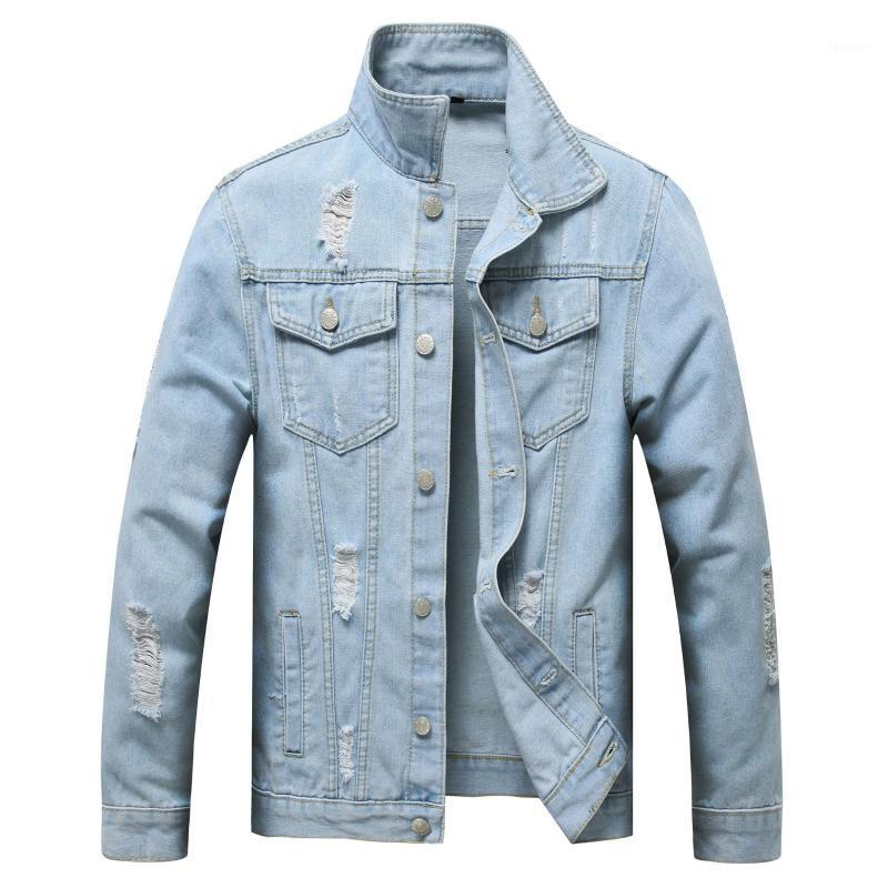 Men's Jackets Men Denim Jacket Fashion Ripped Hole Spring Autumn Classic Retro Slim Fit Male Locomotive Cowboy Coat High Quality, 307
Men's Jackets Men Denim Jacket Fashion Ripped Hole Spring Autumn Classic Retro Slim Fit Male Locomotive Cowboy Coat High Quality, 307