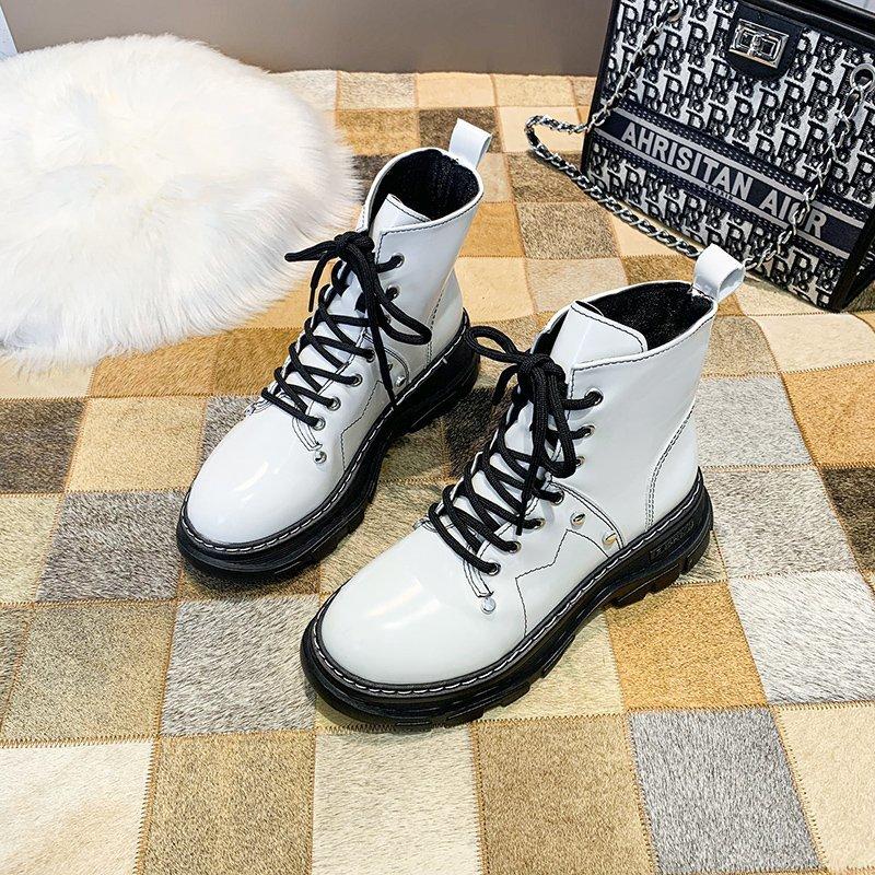LazySeal Chunky Sole White Ankle Boots For Fashion Women Shoes Martens Female Lace Up Shoes Women's Boot Ladies Footwear
LazySeal Chunky Sole White Ankle Boots For Fashion Women Shoes Martens Female Lace Up Shoes Women's Boot Ladies Footwear