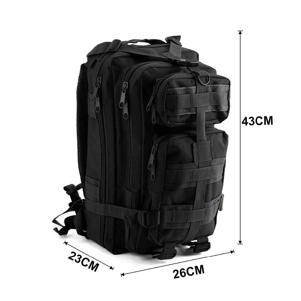 1000D Nylon Tactical Backpack Military Backpack Waterproof Army Rucksack Outdoor Sports Camping Hiking Fishing Hunting 28L Bag Y200920