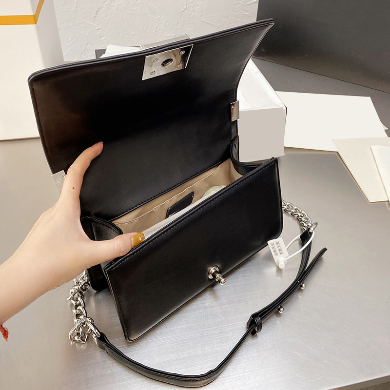Classic Flap Womens Bags Silver Hardware Cross Body Chains Shoulder Outdoor Sacoche Valentine Chain With Strass Cosmetic Large Capacity Designer Handbags 25C, Black
Classic Flap Womens Bags Silver Hardware Cross Body Chains Shoulder Outdoor Sacoche Valentine Chain With Strass Cosmetic Large Capacity Designer Handbags 25C, Black