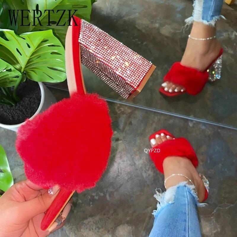 Sandals Dihope Summer Women Fluffy Open Toe Ankle Strap Platform Heels Chunky Block High Heel Sexy Party Wedding Shoes Special, Black
Sandals Dihope Summer Women Fluffy Open Toe Ankle Strap Platform Heels Chunky Block High Heel Sexy Party Wedding Shoes Special, Black