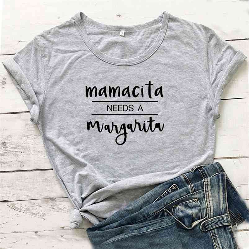 Mamacita Needs Margarita Funny T Shirt Women T-shirt Summer Short Sleeve Tshirt Women Tops Harajuku Cotton Tee Shirt Femme 210722, Solid
Mamacita Needs Margarita Funny T Shirt Women T-shirt Summer Short Sleeve Tshirt Women Tops Harajuku Cotton Tee Shirt Femme 210722, Solid