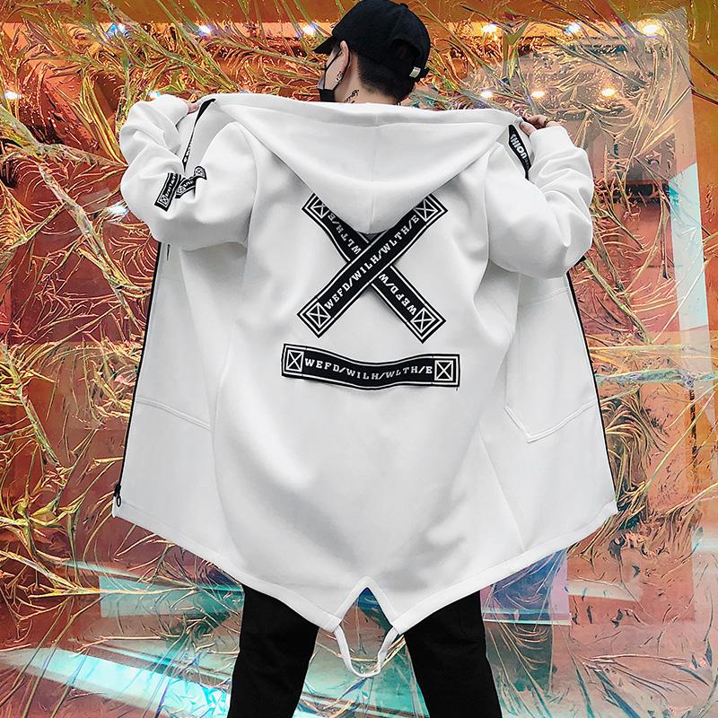 Spring And Autumn Mens Hooded Jacket Printed hoodie Harajuku Windbreaker Ribbon Coat Casual Hip Hop Streetwear Hoodies & Sweatshirts, Black
Spring And Autumn Mens Hooded Jacket Printed hoodie Harajuku Windbreaker Ribbon Coat Casual Hip Hop Streetwear Hoodies & Sweatshirts, Black