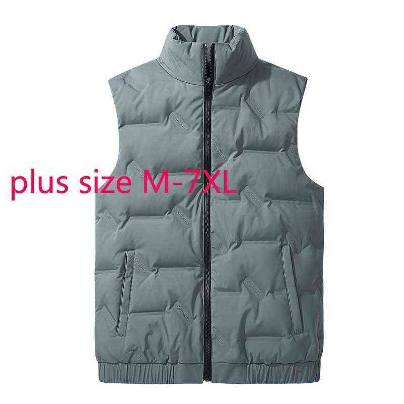 New Arrival Fashion Super Large Winter Men Stand Collar Down Vest Zipper Casual Thick White Duck Down Plus Size M-4XL5XL 6XL 7XL Y1103, Balck
New Arrival Fashion Super Large Winter Men Stand Collar Down Vest Zipper Casual Thick White Duck Down Plus Size M-4XL5XL 6XL 7XL Y1103, Balck