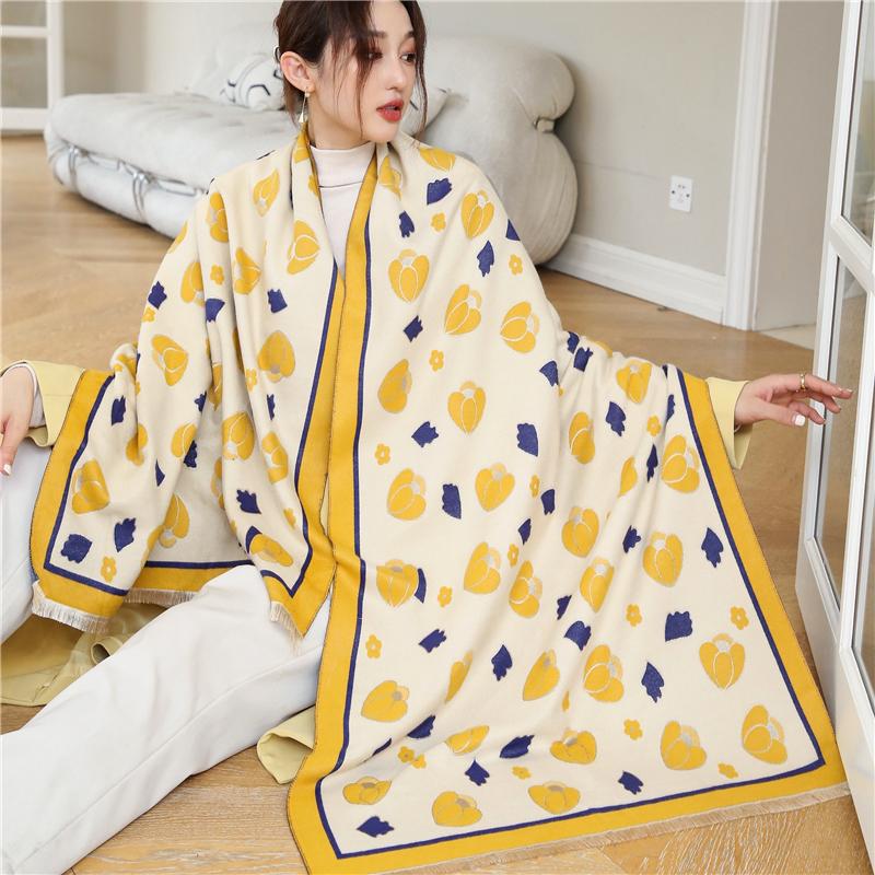 Scarves 2021 Winter Scarf Women Cashmere Pashmina Thick Shawls Lady Wraps Warm Foulard Female Neck Tow Side Blanket
Scarves 2021 Winter Scarf Women Cashmere Pashmina Thick Shawls Lady Wraps Warm Foulard Female Neck Tow Side Blanket