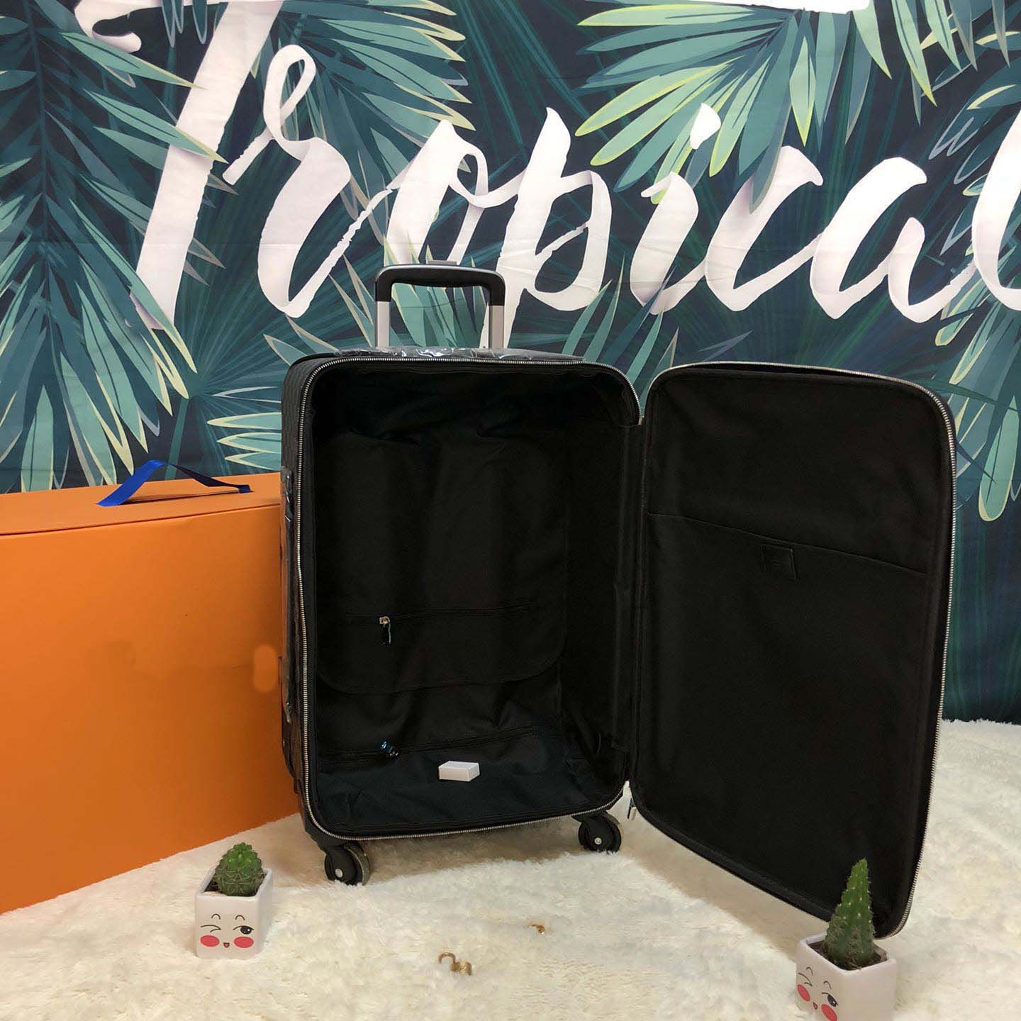High Quality HORIZON Suitcase Travel Luggage Rolling Luggages Valise 4 Wheels With Password Lock 20 inch