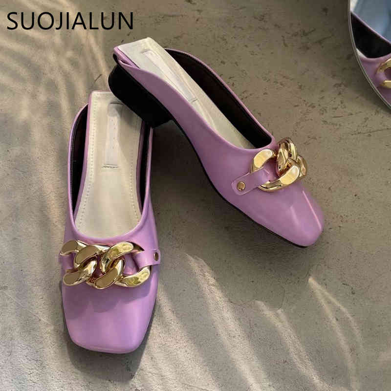 SUOJIALUN Square Toe Women Slipper Fashion Brand Chain Slip On Mules Shoes Ladies Casual Low Heel Outdoor Slides Flip Flop Sanda K78, Blue
SUOJIALUN Square Toe Women Slipper Fashion Brand Chain Slip On Mules Shoes Ladies Casual Low Heel Outdoor Slides Flip Flop Sanda K78, Blue