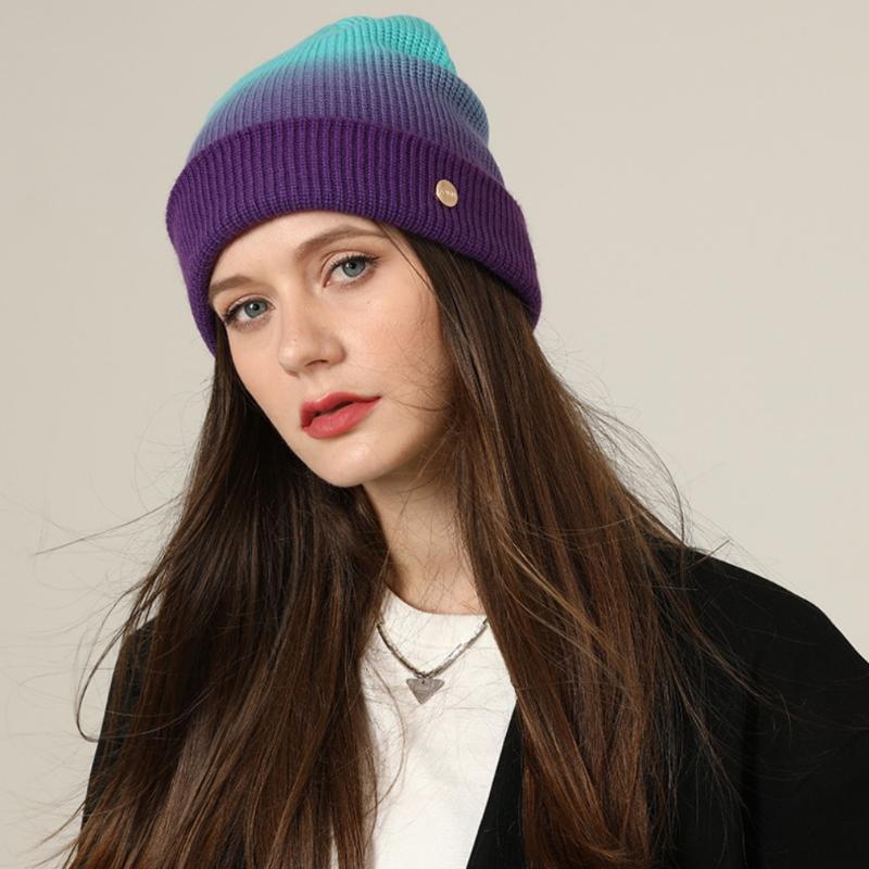 Beanies Tie-dye Warm Hat For Women Woolen Female Fashion Trendy Autumn And Winter Striped Gradient Hedging Knitted
Beanies Tie-dye Warm Hat For Women Woolen Female Fashion Trendy Autumn And Winter Striped Gradient Hedging Knitted