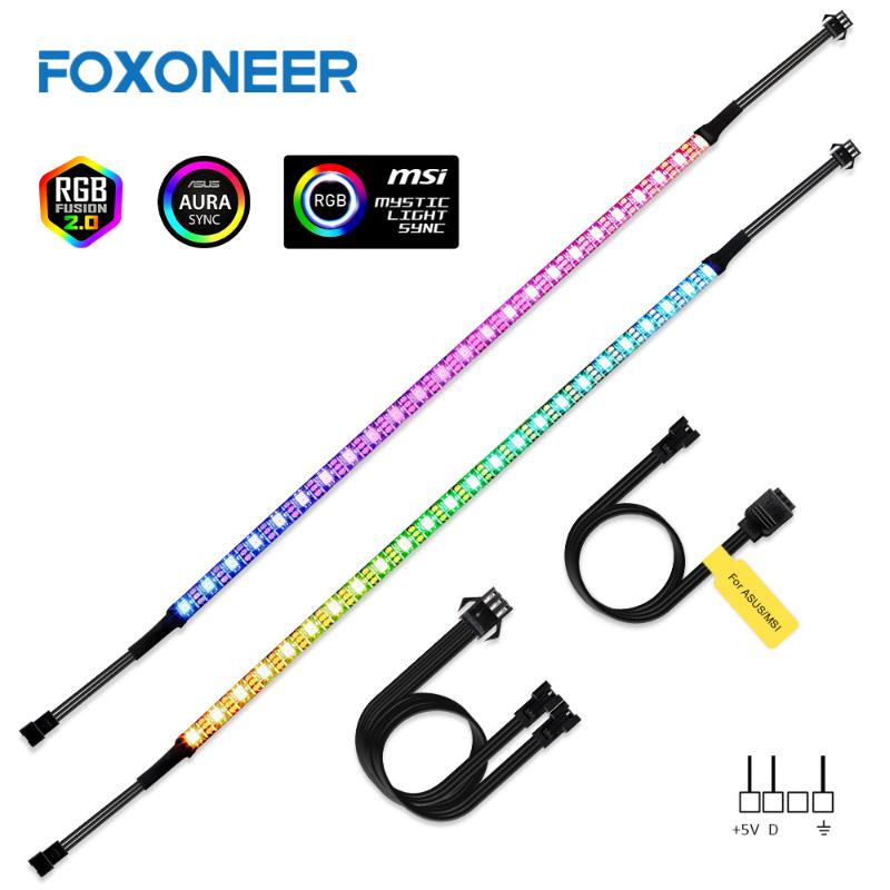 Strips For ASUS Aura SYNC,MSI Mystic Light SYNC,GIGABYTE RGB Fusion2.0 5V 3 Pin Header Mainboard ,Addressable WS2812b LED Strip PC
Strips For ASUS Aura SYNC,MSI Mystic Light SYNC,GIGABYTE RGB Fusion2.0 5V 3 Pin Header Mainboard ,Addressable WS2812b LED Strip PC