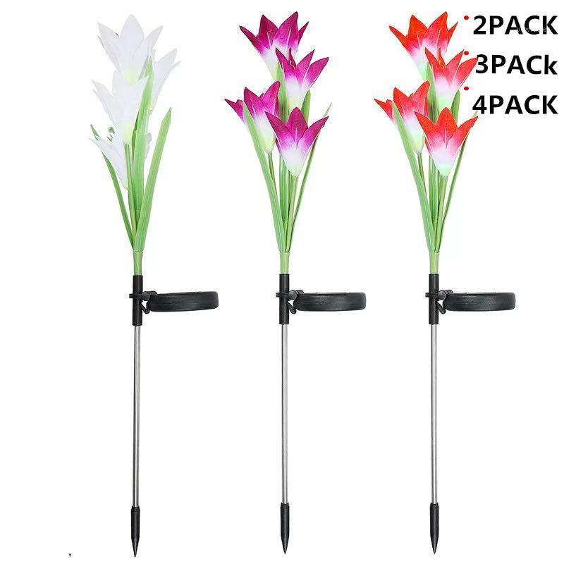 Party Decoration SEAAN Outdoor Solar Garden Lily Flower Lights Multi-Color Changing LED Decorative For Pathway Lawn Yard Walkway
Party Decoration SEAAN Outdoor Solar Garden Lily Flower Lights Multi-Color Changing LED Decorative For Pathway Lawn Yard Walkway