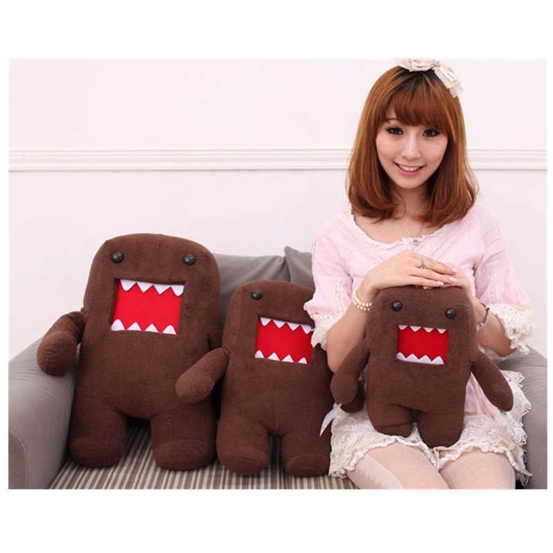 Lovely Domo Kun Plush Toys 20cm 32cm 42cm Cartoon Plush Stuffed Doll Toys Baby Child Toys Birthday Gift Q0727