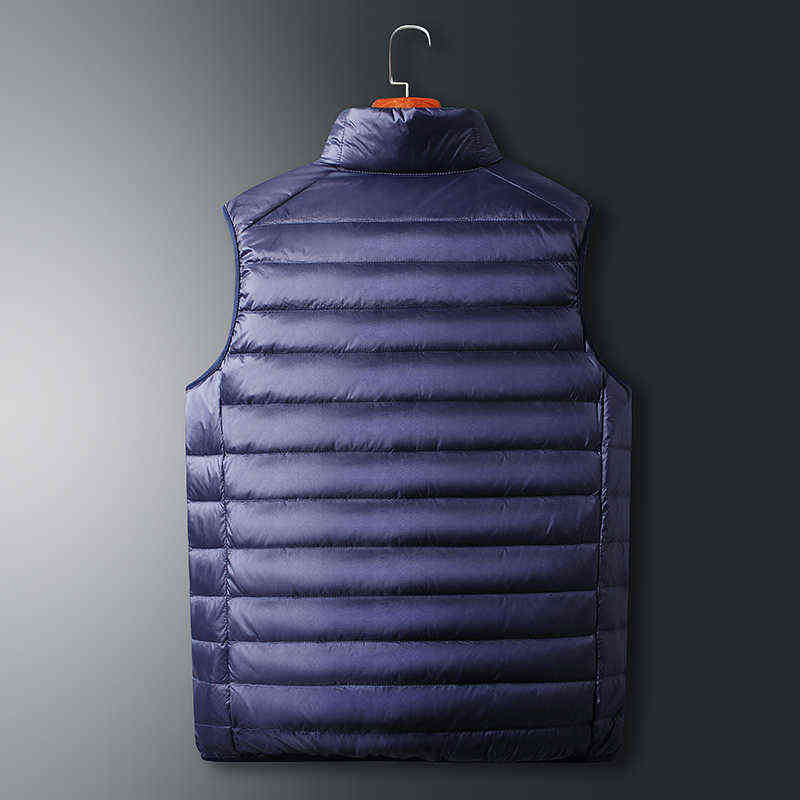 Men Down Vest without sleeves Winter Mens Sleeveless Jacket Coats Fashion Male Padded Vests Men Thicken Waistcoats 211111