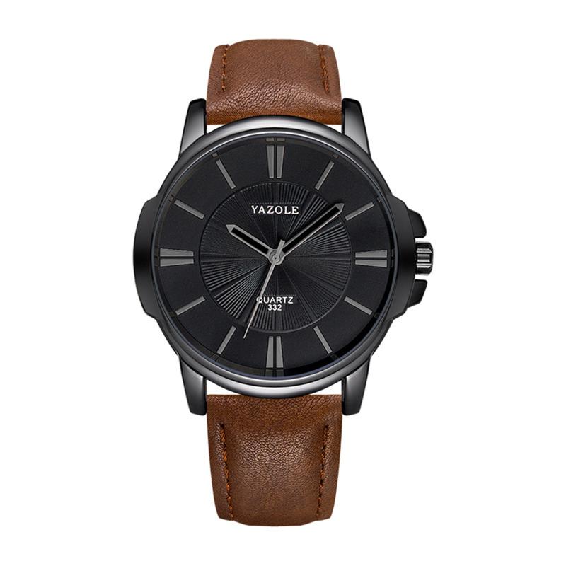 

Wristwatches Top Casual Sport Watches For Men S Blu-ray Roman Numerals Quartz Analog Wrist Watch, Black Band Dial, Faux Leather