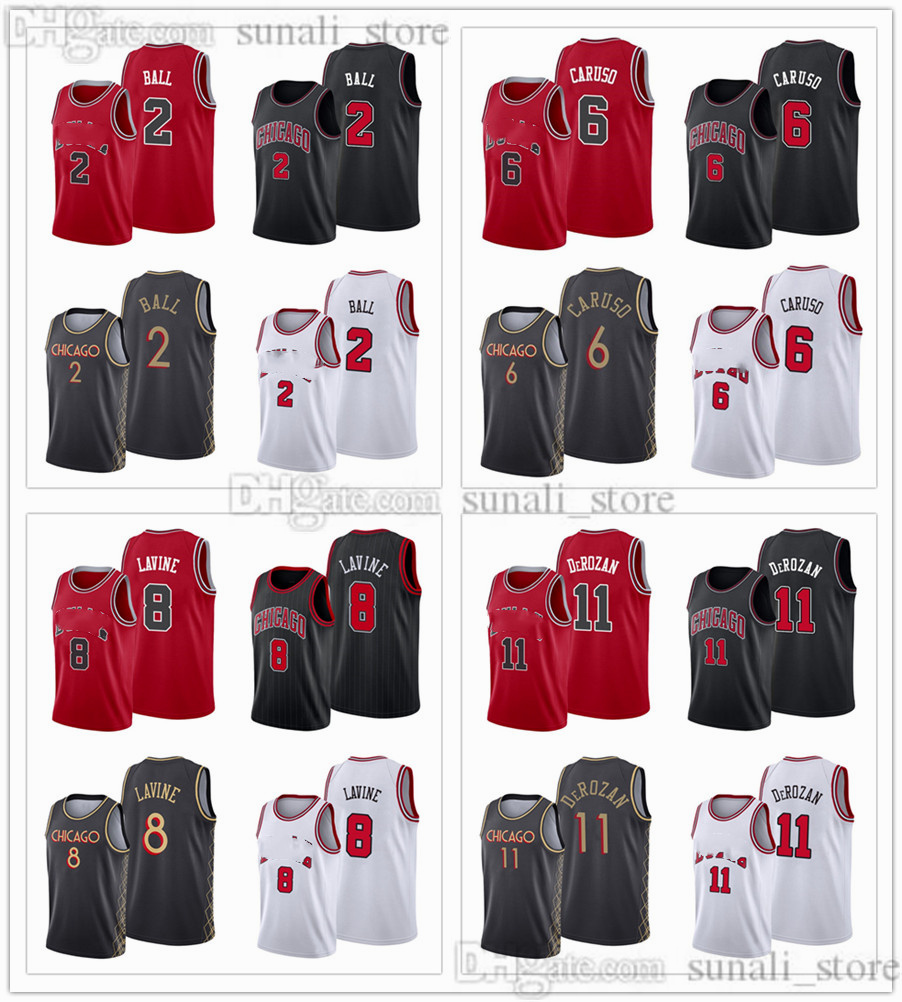 2021 Trade Basketball Jerseys 6 Alex Caruso 2 Lonzo Ball 11 DeMar DeRozan Zach 8 LaVine Black White Red Color Breathable Sports Shirts Fast Send Men Women Kids
2021 Trade Basketball Jerseys 6 Alex Caruso 2 Lonzo Ball 11 DeMar DeRozan Zach 8 LaVine Black White Red Color Breathable Sports Shirts Fast Send Men Women Kids