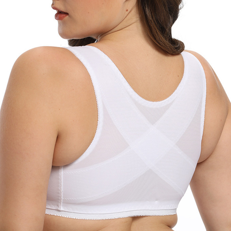 Front hook Closure Womens Lace Bra Sexy Bralette Bra Minimizer Large Plus Size brassiere A B C D E F Cup 201202