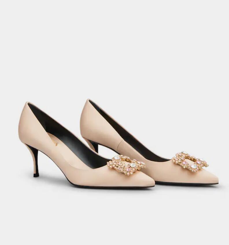 Elegant Bridal Wedding Dress Shoes Flower Strass Buckle Pumps Satin Women's Crystal Party Lady High Heels With Box,EU35-40
Elegant Bridal Wedding Dress Shoes Flower Strass Buckle Pumps Satin Women's Crystal Party Lady High Heels With Box,EU35-40