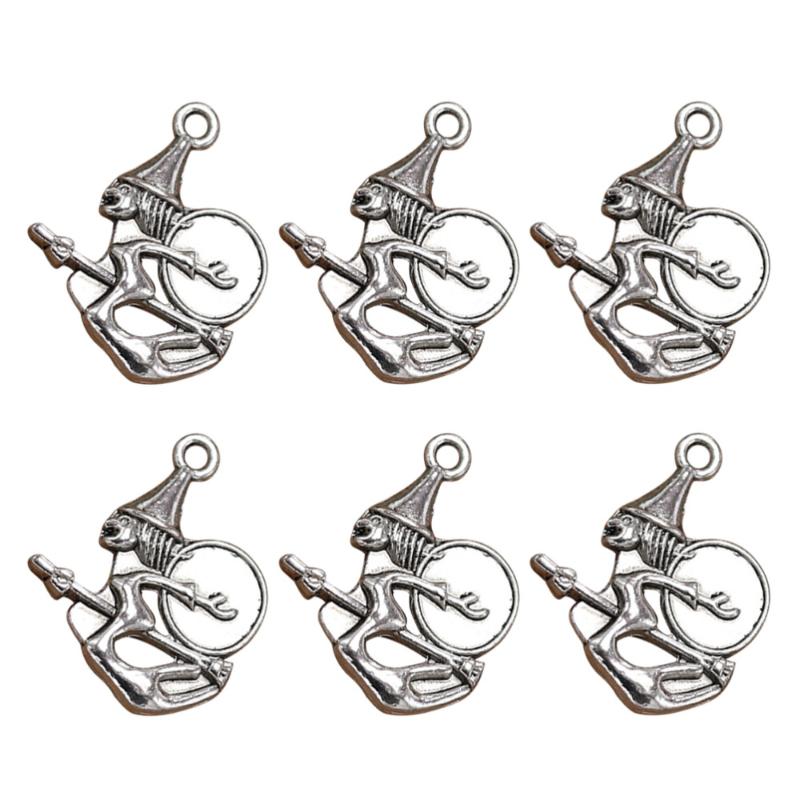 Charms 50pcs Flying Witch Pendants Alloy DIY Jewelry Making Accessory For Necklace Bracelet, Bronze;silver
Charms 50pcs Flying Witch Pendants Alloy DIY Jewelry Making Accessory For Necklace Bracelet, Bronze;silver