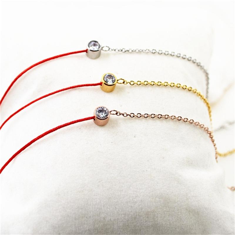 Red String Bracelets Single Crystal Charm 316L Stainless Steel Bracelet For Women Good Luck Press Gift Thin Titanium Jewelry Link, Chain
Red String Bracelets Single Crystal Charm 316L Stainless Steel Bracelet For Women Good Luck Press Gift Thin Titanium Jewelry Link, Chain
