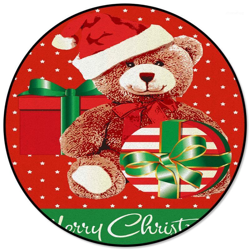 Carpets Christmas Teddy Bear Pattern Rugs And For Home Living Room Round Rug Children Rooms Non-slip
Carpets Christmas Teddy Bear Pattern Rugs And For Home Living Room Round Rug Children Rooms Non-slip