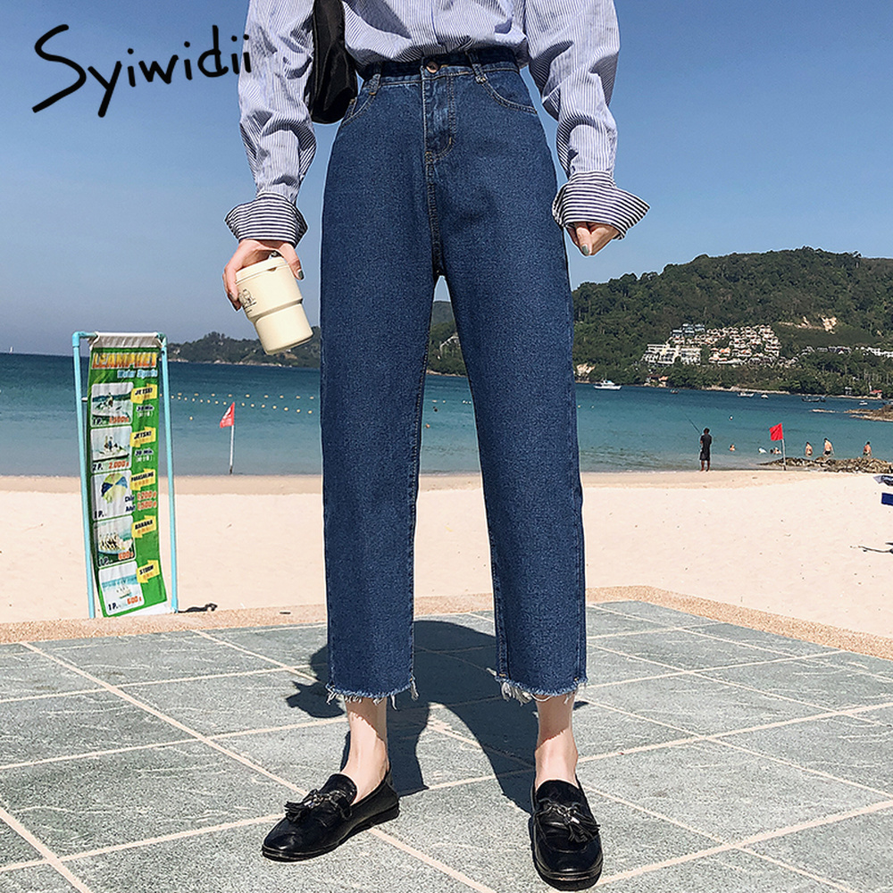 2021skyblue mom jeans women high waist denim pants vintage tassel washed harem pants casual black white plus size boyfriend jean, Blue
2021skyblue mom jeans women high waist denim pants vintage tassel washed harem pants casual black white plus size boyfriend jean, Blue