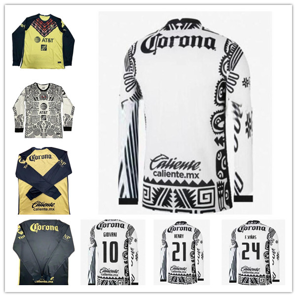 Mexico 2021 2022 Club America GIOVANI O.PERALTA Soccer Jerseys LIGA MX Home Away Third White Jersey 21 22 Football shirts men Long sleeve cu
Mexico 2021 2022 Club America GIOVANI O.PERALTA Soccer Jerseys LIGA MX Home Away Third White Jersey 21 22 Football shirts men Long sleeve cu
