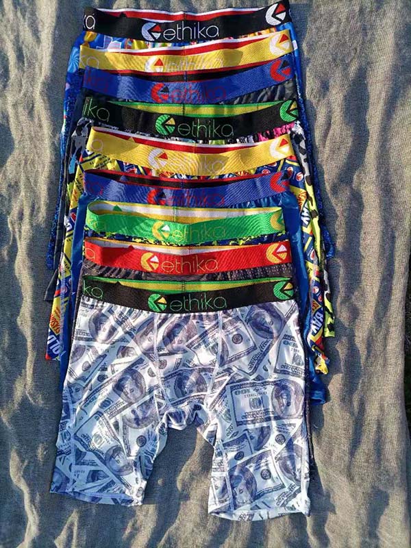 new arrived color Random styles Ethika Men' boxer underwear sports hiphop rock excise underwear skateboard street quick dry MIX COLOR, Bag
new arrived color Random styles Ethika Men' boxer underwear sports hiphop rock excise underwear skateboard street quick dry MIX COLOR, Bag