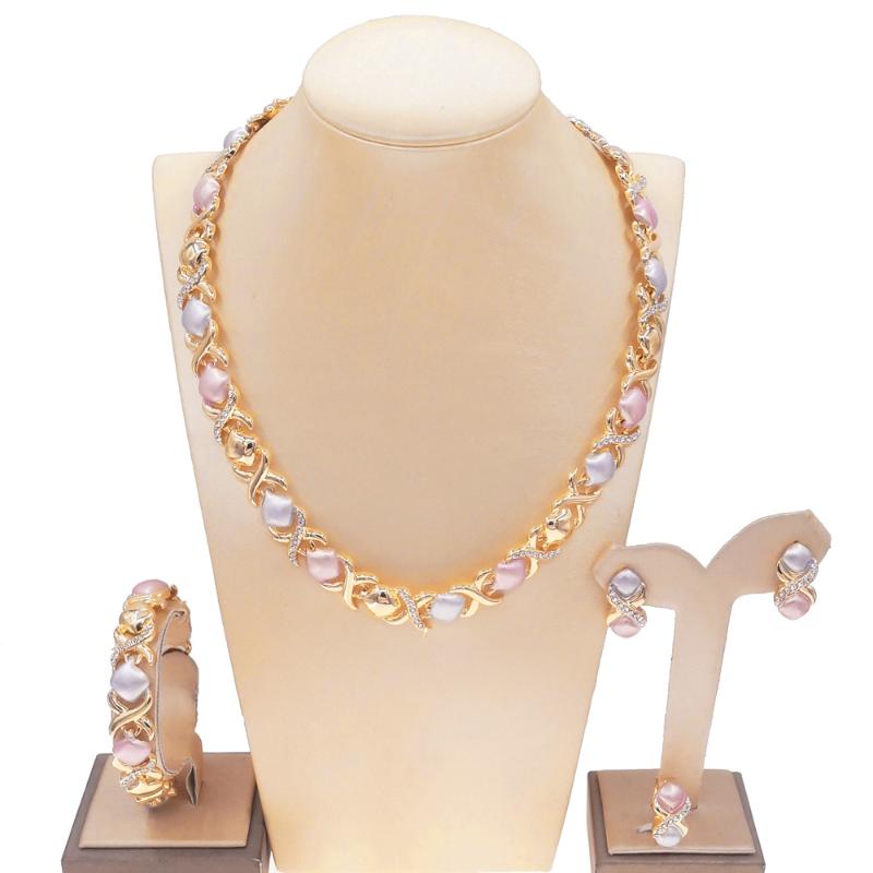 Earrings & Necklace Wholesale Fashion Women Bridal Gold Color Alloy Rhinestone Wedding Jewelry Sets Bracelet Ring For, Silver
Earrings & Necklace Wholesale Fashion Women Bridal Gold Color Alloy Rhinestone Wedding Jewelry Sets Bracelet Ring For, Silver