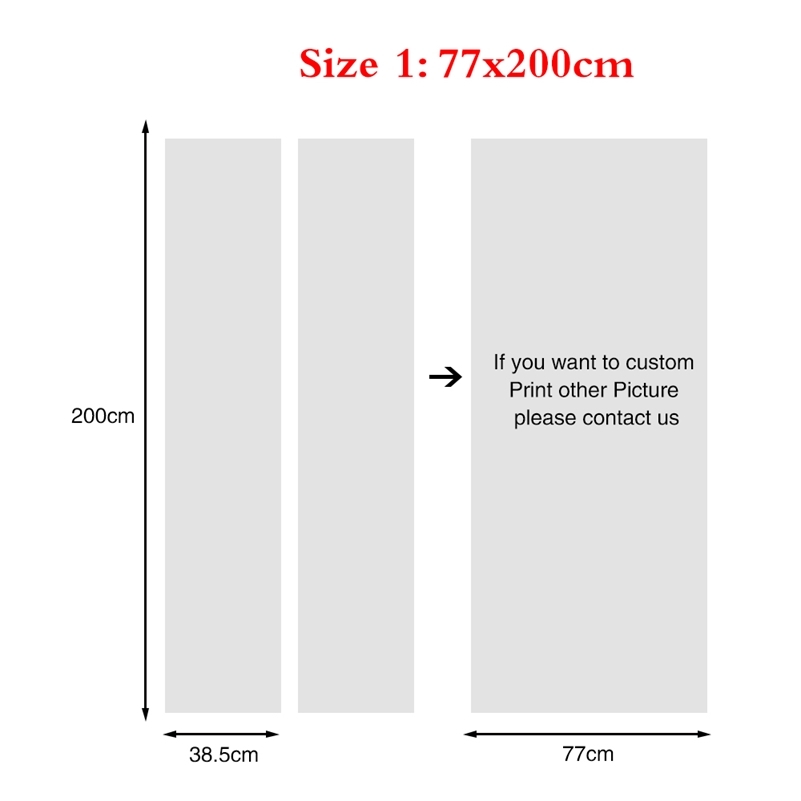 Curio Cabinet Dishes 3D Door Sticker Diy Waterproof Pvc Mural Decor Film Home Door Decoration Modular Print Self-Adhesive Poster 210317